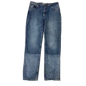 Ba&sh Colorblock Straight Leg‎ Denim Jeans Women’s 3(L)Elevated Basic Capsule